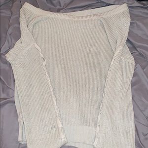Garage min off the shoulder sweater